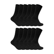 Mens Thin Non Elastic Thermal Diabetic Socks (Multipack Options)