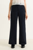 Tilde Navy Pinstripe Straight Leg Trouser