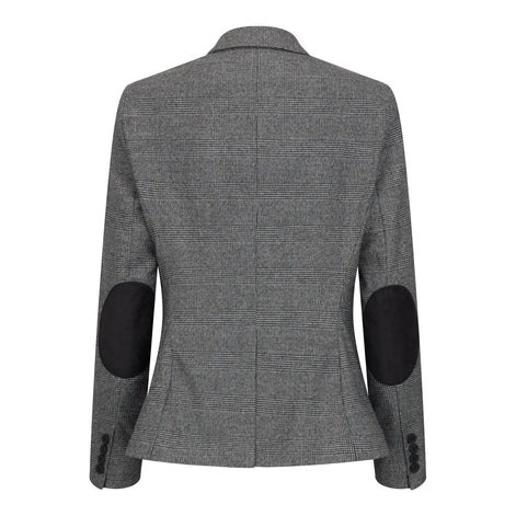 Smart Prince of Wales Check Suit — Grey