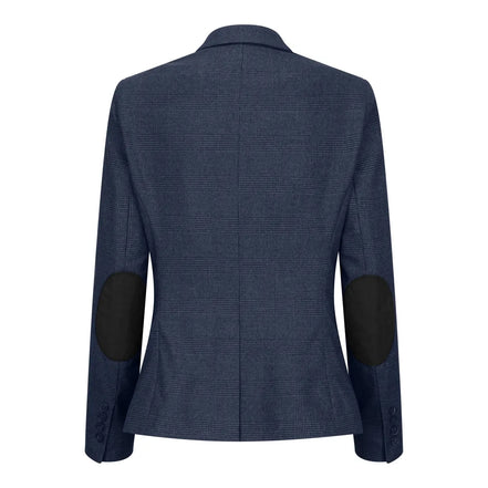 TPW52 - Women's Navy 3 Piece Prince of Wales Check Suit