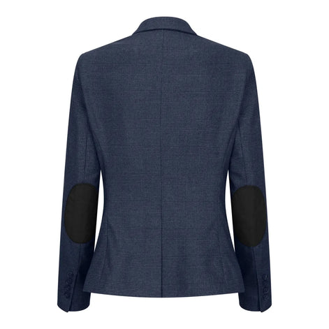 Smart Prince of Wales Check Suit — Navy