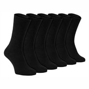 Mens Thin Soft 100% Cotton Non Elastic Dress Socks (Multipack Options)