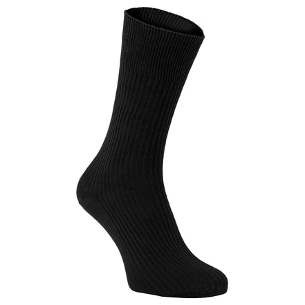 Mens Thin Soft 100% Cotton Non Elastic Dress Socks (Multipack Options)