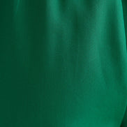 Tyler Fine Twill Pleat Front Wide Leg Trouser - Ivy Green