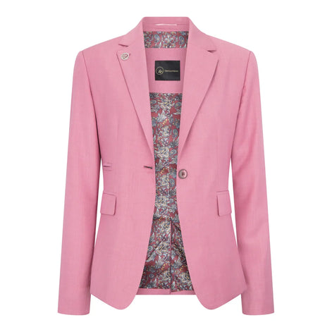 Classic Tailored Suit — Pink