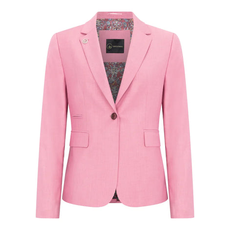 Classic Tailored Suit — Pink