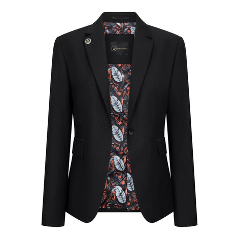 Classic Tailored Suit — Black