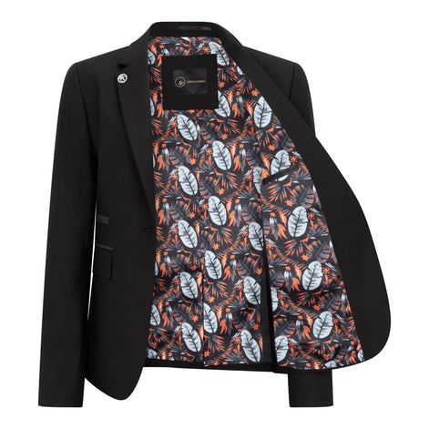 Classic Tailored Suit — Black