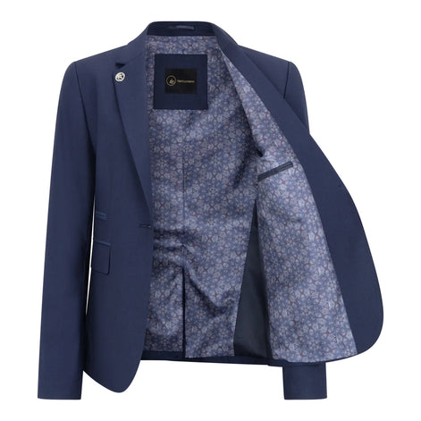 Classic Tailored Suit — Navy