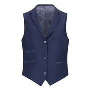TPW-14 - Women's 3 Piece Plain Navy Blue Suit