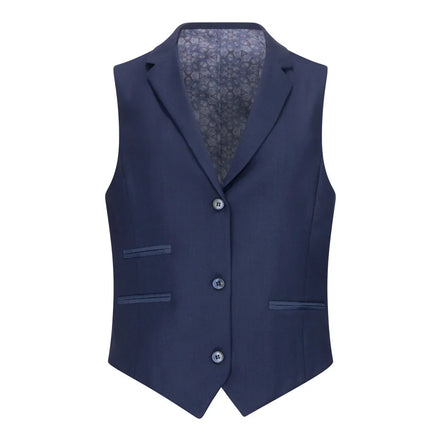 TPW-14 - Women's 3 Piece Plain Navy Blue Suit