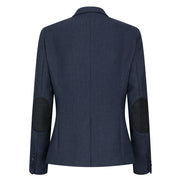 TPW-AK-04 - Women's Navy 3 Piece Herringbone Tweed Suit