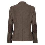 TPW-AK-06 - Women's Brown 3 Piece Herringbone Tweed Suit