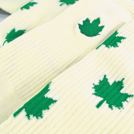 2 Pack Men's Novelty Cotton Rich Weed Leaf Socks