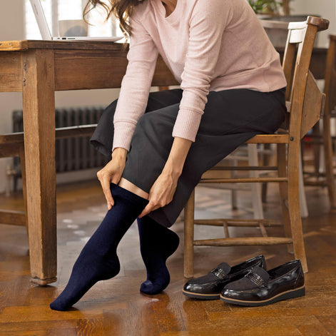 Ladies Ultra Lite Extra Thin 1.0 TOG Casual Thermal Socks (Multipack Options)