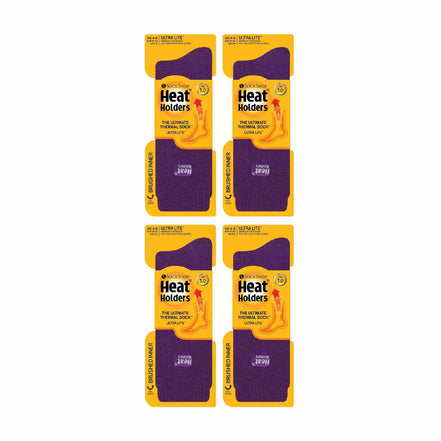 Ladies Ultra Lite Extra Thin 1.0 TOG Casual Thermal Socks (Multipack Options)