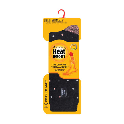 Ladies Ultra Lite Extra Thin 1.0 TOG Casual Thermal Socks (Multipack Options)