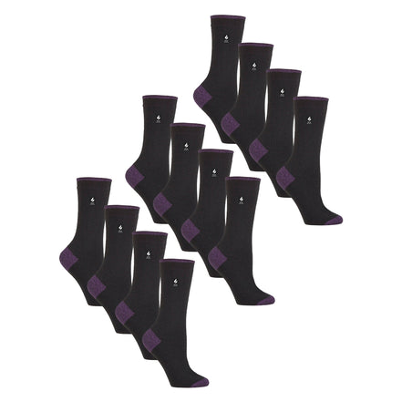 Ladies Ultra Lite Extra Thin 1.0 TOG Casual Thermal Socks (Multipack Options)