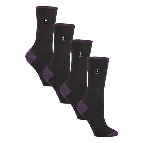 Ladies Ultra Lite Extra Thin 1.0 TOG Casual Thermal Socks (Multipack Options)