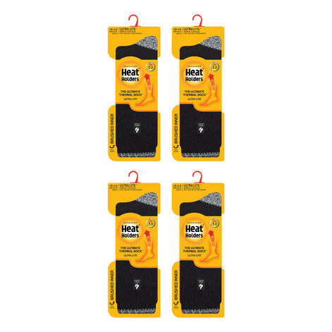Ladies Ultra Lite Extra Thin 1.0 TOG Casual Thermal Socks (Multipack Options)