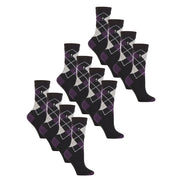 Ladies Ultra Lite Extra Thin 1.0 TOG Casual Thermal Socks (Multipack Options)