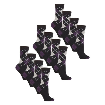 Ladies Ultra Lite Extra Thin 1.0 TOG Casual Thermal Socks (Multipack Options)