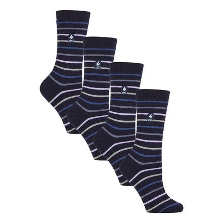 Ladies Ultra Lite Extra Thin 1.0 TOG Casual Thermal Socks (Multipack Options)