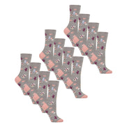 Ladies Ultra Lite Extra Thin 1.0 TOG Casual Thermal Socks (Multipack Options)
