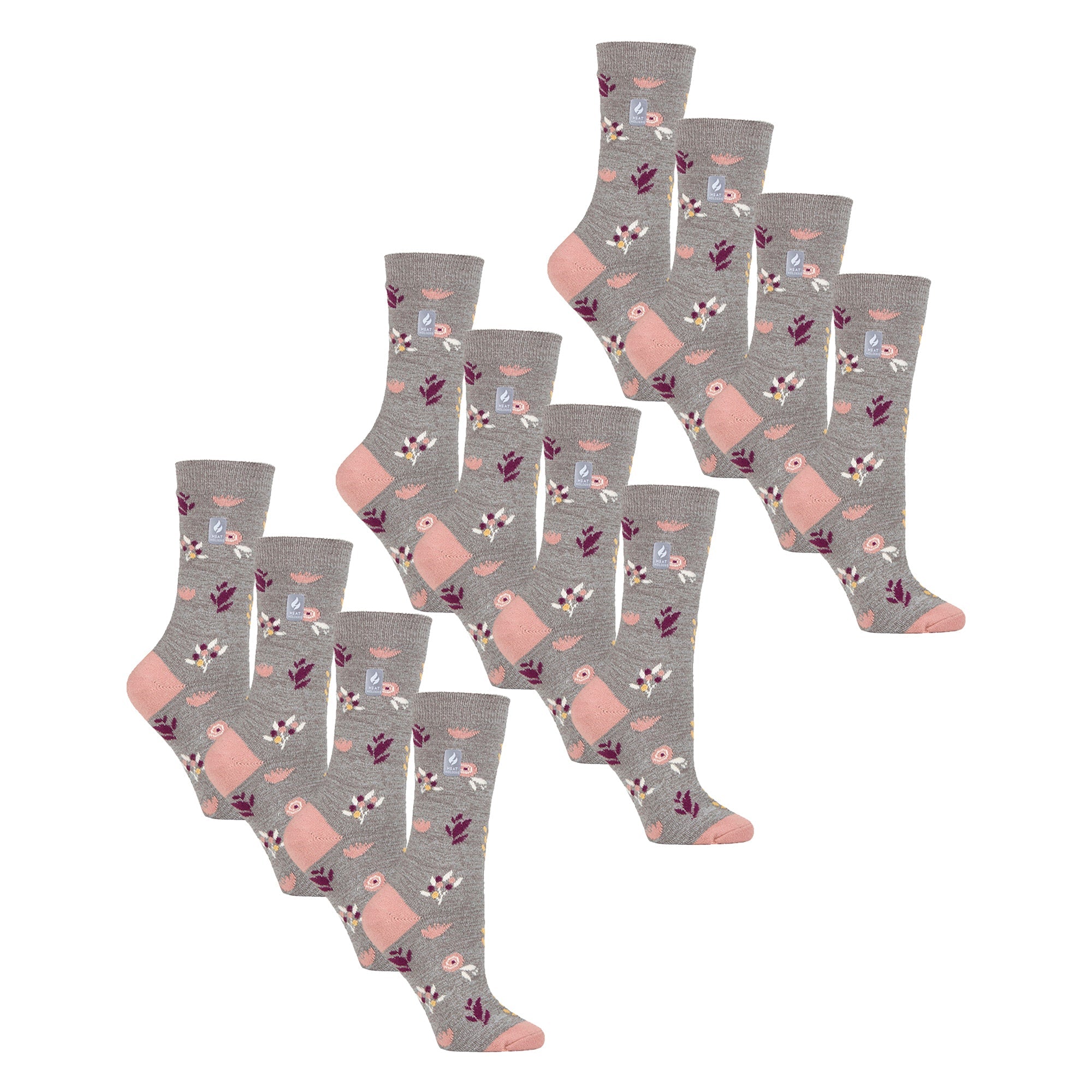 Ladies Ultra Lite Extra Thin 1.0 TOG Casual Thermal Socks (Multipack Options)