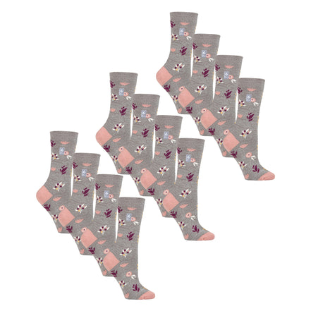 Ladies Ultra Lite Extra Thin 1.0 TOG Casual Thermal Socks (Multipack Options)