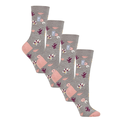 Ladies Ultra Lite Extra Thin 1.0 TOG Casual Thermal Socks (Multipack Options)