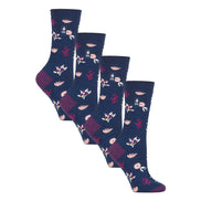 Ladies Ultra Lite Extra Thin 1.0 TOG Casual Thermal Socks (Multipack Options)