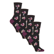 Ladies Ultra Lite Extra Thin 1.0 TOG Casual Thermal Socks (Multipack Options)