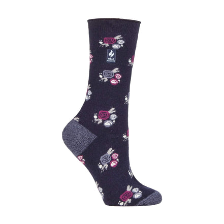 Ladies Ultra Lite Extra Thin 1.0 TOG Casual Thermal Socks (Multipack Options)