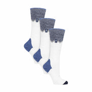 3 Pack Ladies Patterned Lightweight Thin 2.3 TOG Thermal Knee High Ski Socks