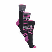 3 Pair Multipack Ultra Lightweight Womens Thermal Ski Socks