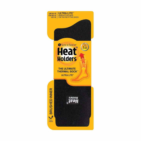 Mens Ultra Lite Extra Thin 1.0 TOG Casual Thermal Socks (Multipack Options)