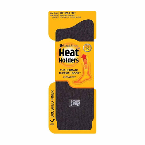 Mens Ultra Lite Extra Thin 1.0 TOG Casual Thermal Socks (Multipack Options)