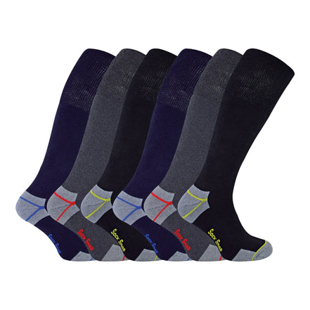 Mens Long Knee High Work Socks (Multipack Options)