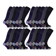 Mens Long Knee High Work Socks (Multipack Options)