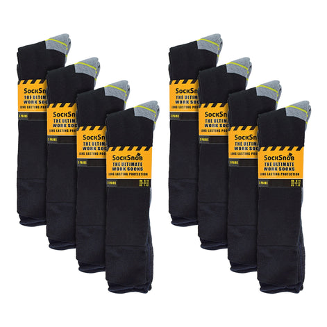 Mens Long Knee High Work Socks (Multipack Options)