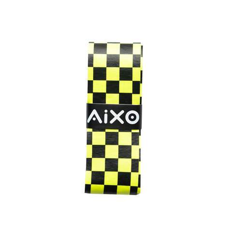 Aixo Checker Dry Overgrip Black & Yellow