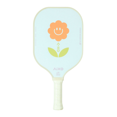 Aixo P11A Scorpion Series Supernature 3K Raw Carbon Pickleball Paddle