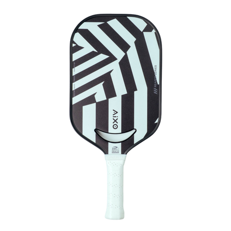 Aixo P14C Reaper Series Chaos Camo 18K Raw Carbon Pickleball Paddle