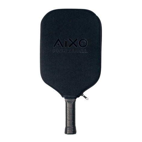 Aixo P14C Reaper Series Insane Bolt 18k Raw Carbon Pickleball Paddle