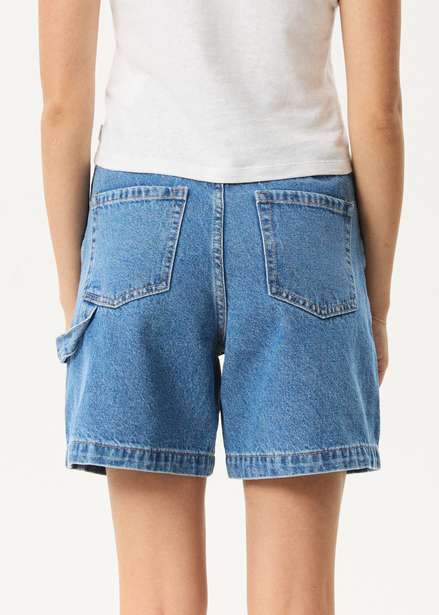 Afends Emilie- Denim Workwear Short