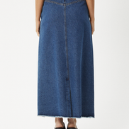 Afends Chichi- Denim Midi Skirt
