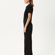 Afends Miami- Denim Flared Jumpsuit