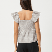 AFENDS Seersucker Top