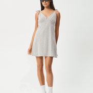 AFENDS Drew Seersucker Mini Dress